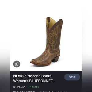 Nocona women's western boots